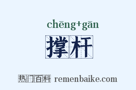 撑杆是什么意思的图片